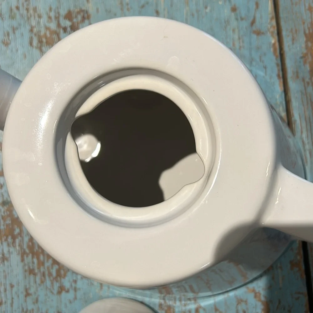 IKEA White Modern Swedish Design Teapot w/ Lid